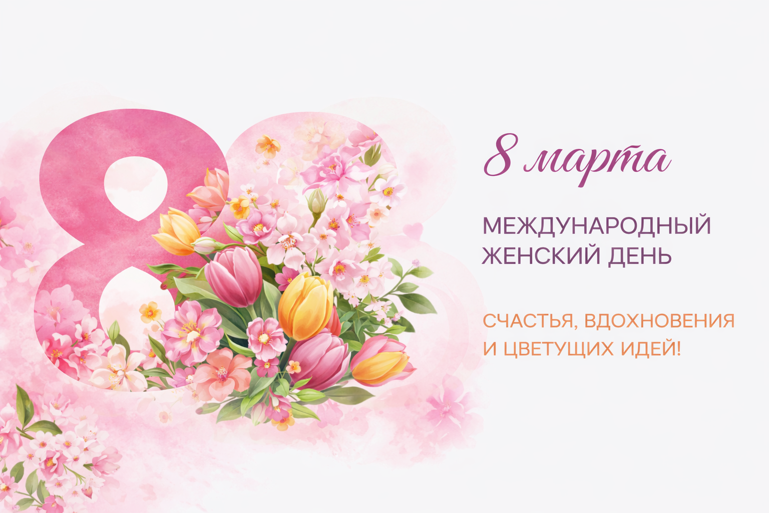 С 8 Марта! Пусть интерьер отражает вашу красоту и стиль!