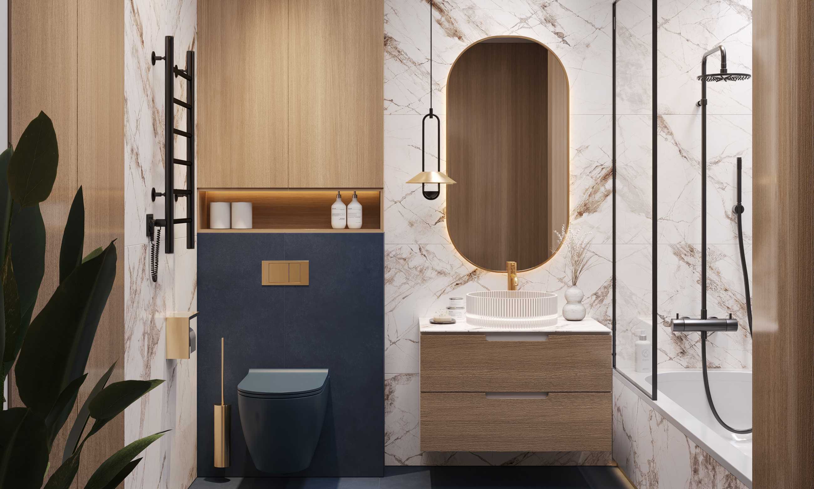 Интерьер ванной комнаты Estima #4