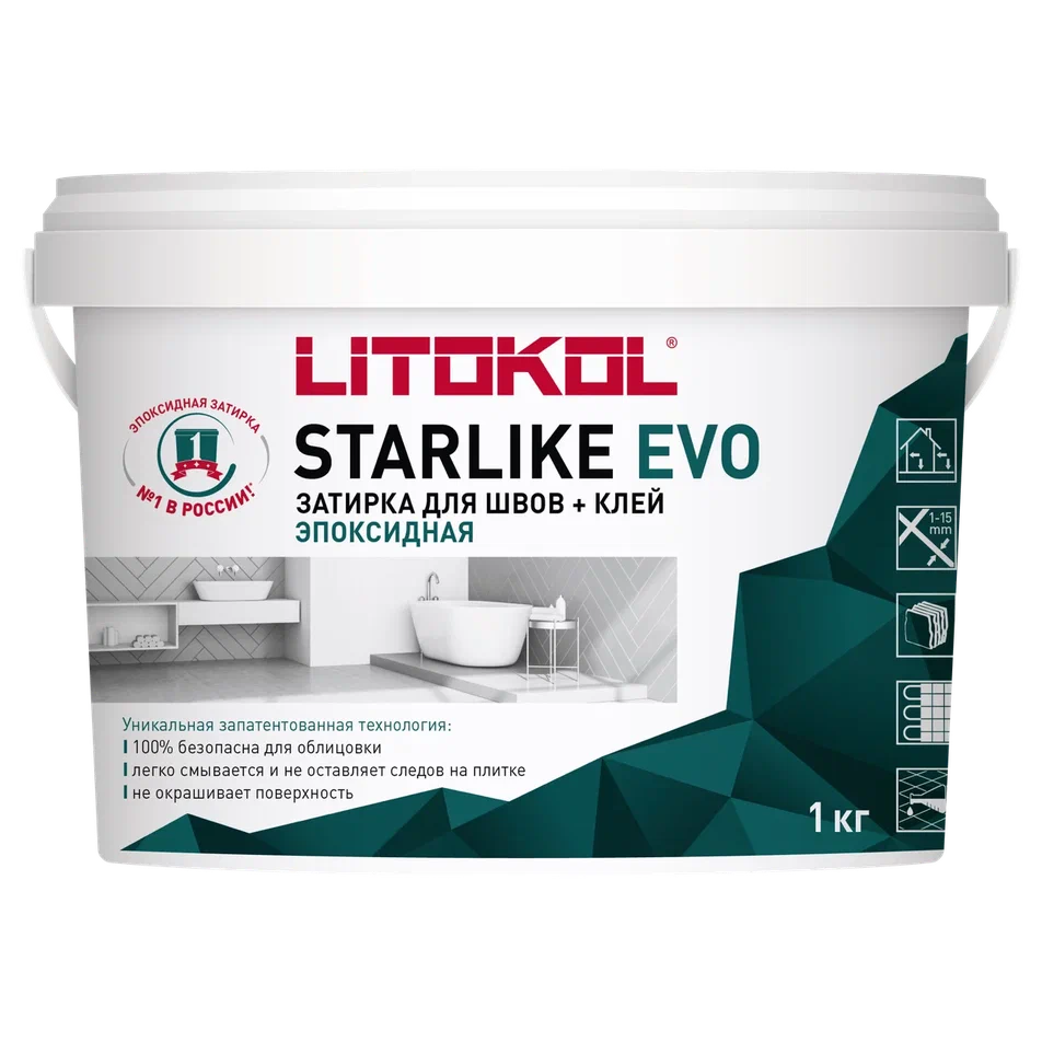 Купить STARLIKE EVO S.700 CRYSTAL затир.смесь (1kg bucket) в Казани