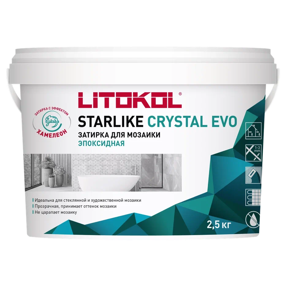 Купить STARLIKE EVO S.700 CRYSTAL затир.смесь (2,5 kg bucket) в Казани