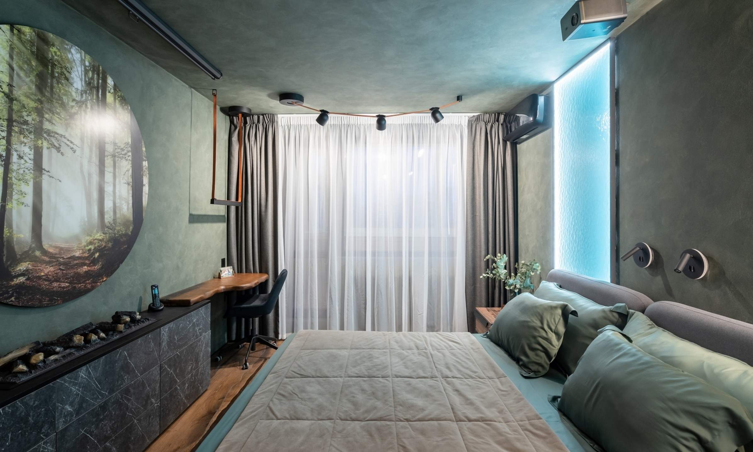 Кабинет-спальня