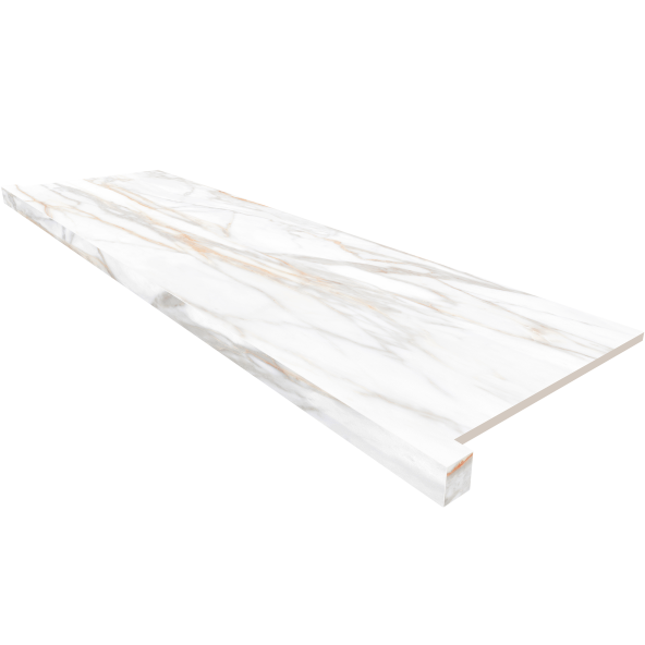 Купить Подоконник фронтальный SM02 33х120 непол. с боковыми выступами в Санкт-Петербурге-1