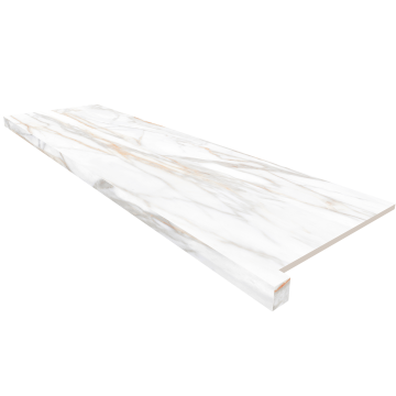 Купить Подоконник угловой SM02 33х120 непол. без бокового выступа (левый) в Москве