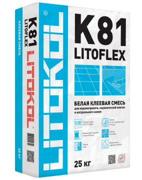 Купить LitoFlex K81 белый-клеевая смесь 25kg bag в Санкт-Петербурге