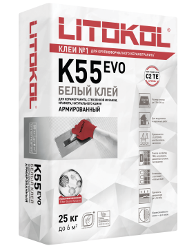 Купить LitoFlex К80 ECO- беспылевая клеевая смесь 25kg bag в Москве