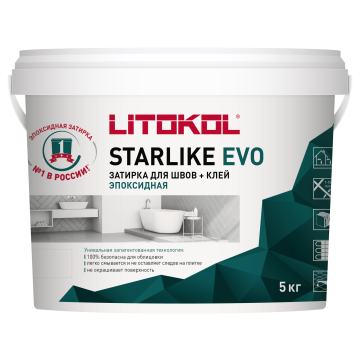 Купить STARLIKE EVO S.100 BIANCO ASSOLUTO затир.смесь (5kg bucket) в Москве