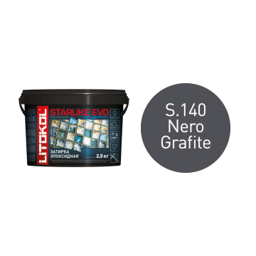 Купить STARLIKE EVO S.140 NERO GRAFITE затир.смесь (2,5kg bucket) в Ростове-на-Дону