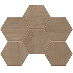 Купить Мозаика CW03 Гексагон 25x28,5 непол. в Казани