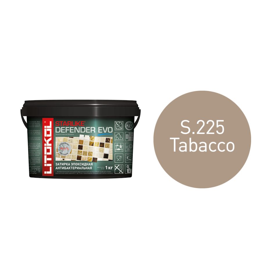 Купить STARLIKE Defender EVO S.225 TABACCO антибакт.затир.смесь 1kg bucket в Казани