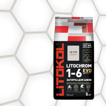 Купить LITOCHROM 1-6 EVO LE 210 карамель 5kg Al.bag в Новосибирске-1