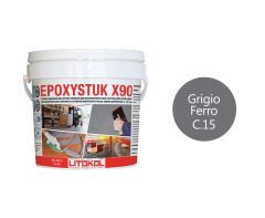 Купить EPOXYSTUK X90 C.15 GRIGIO FERRO 10kg bucket в Казани #2