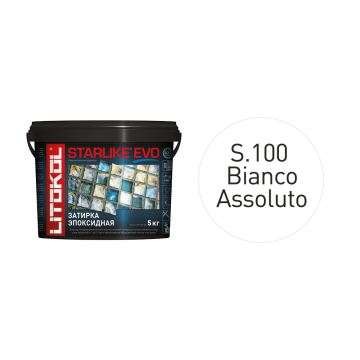 Купить STARLIKE EVO S.100 BIANCO ASSOLUTO затир.смесь (5kg bucket) в Краснодаре