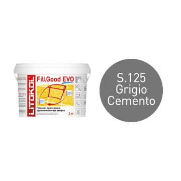Купить FillGood EVO F.110 GRIGIO PERLA готовая к применению полиуретановая за 2,0kg bucket в Самаре