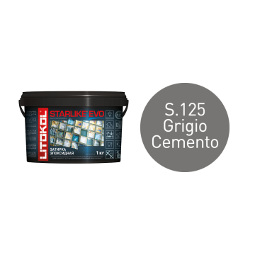 Купить STARLIKE EVO S.125 GRIGIO CEMENTO затир.смесь (1kg bucket) в Краснодаре