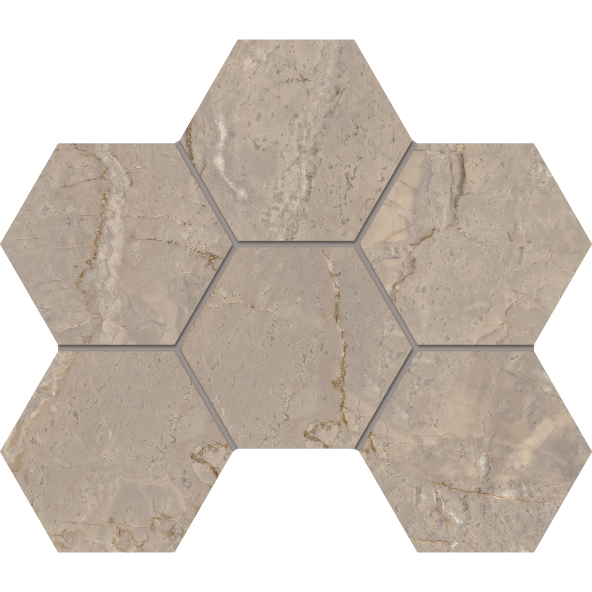 Купить Мозаика BR02 Hexagon 25x28,5 непол. в Казани-1