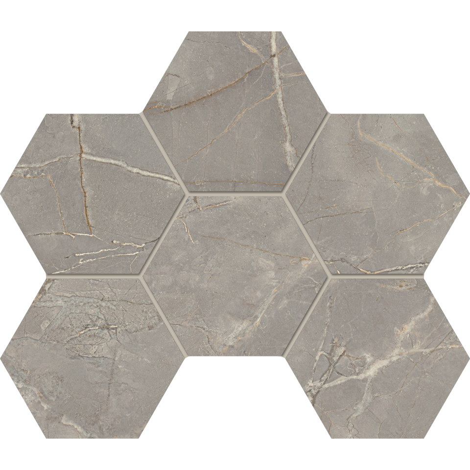 Купить Мозаика BR03 Гексагон 25x28,5 непол. в Казани