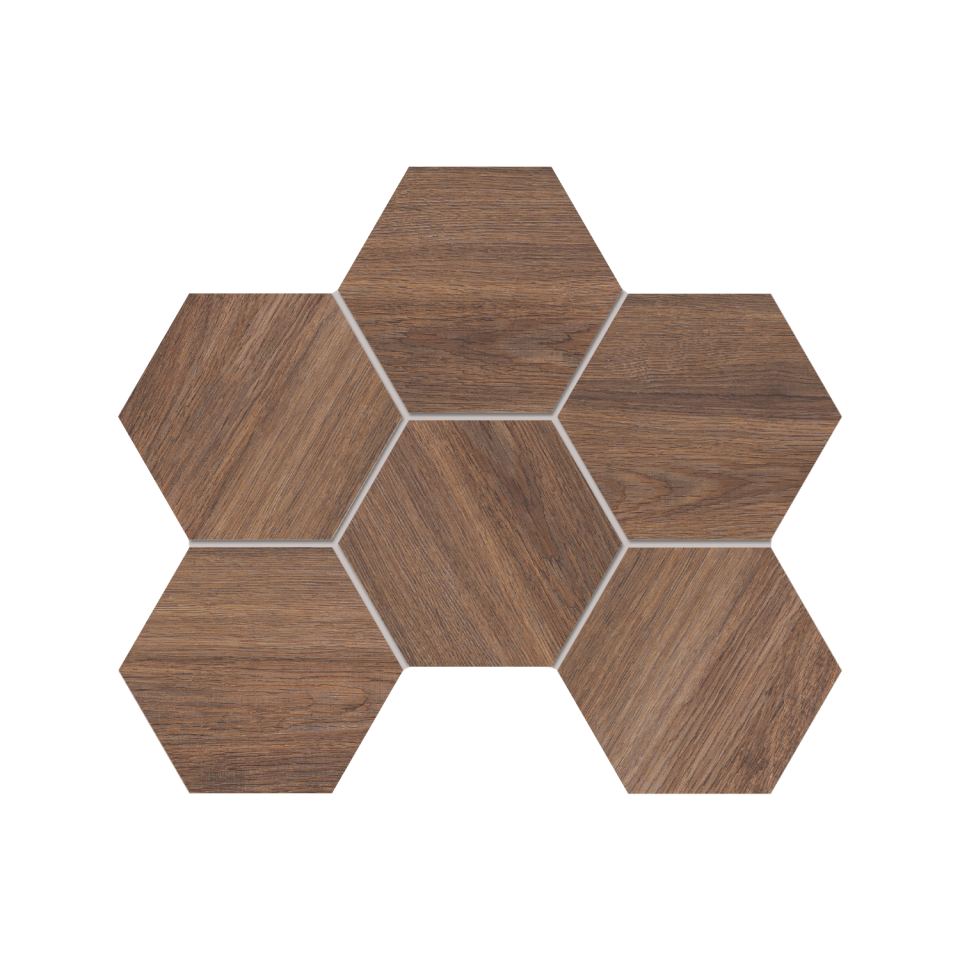 Купить Мозаика SI02 Гексагон 25x28,5x10 непол. в Казани