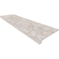 Купить Комплект (Ступень GR01 (33x120x9) непол. (прямоугол. бортик) без насечек + Подступенок (14,5x120x9)) в Казани