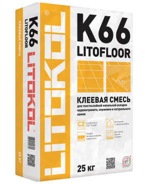 Купить LitoFloor K66-клеевая смесь 25kg bag в Санкт-Петербурге