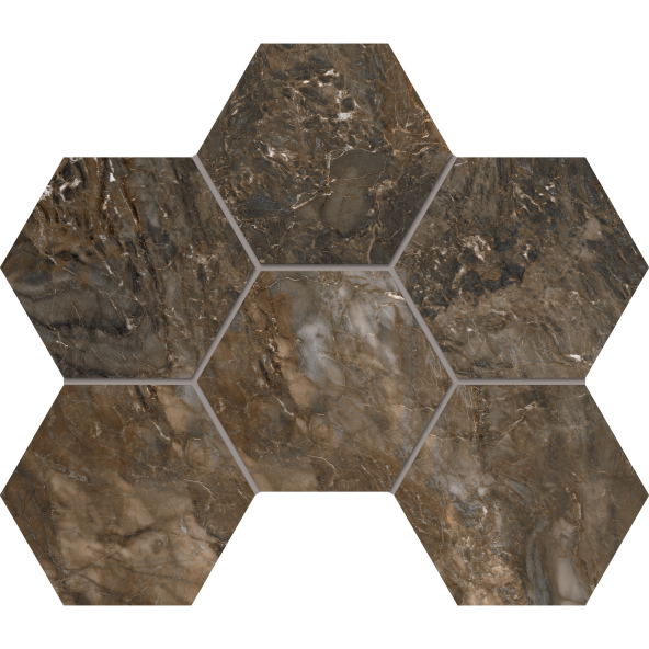 Купить Мозаика BR04 Hexagon 25x28,5 полир. в Москве-1