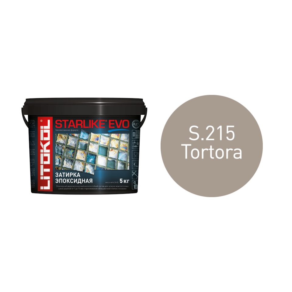 Купить STARLIKE EVO S.215 TORTORA затир.смесь (5kg bucket) в Казани