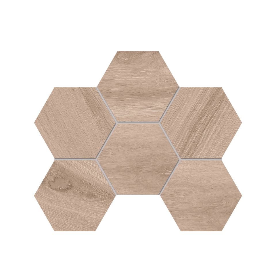 Купить Мозаика SI01 Гексагон 25x28,5x10 непол. в Казани