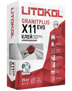 Купить LitoKol X11 EVO серый-клеевая смесь 25kg bag в Казани