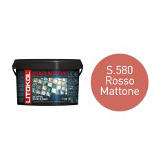 Купить STARLIKE EVO S.580 ROSSO MATTONE затир.смесь (1kg bucket) в Казани