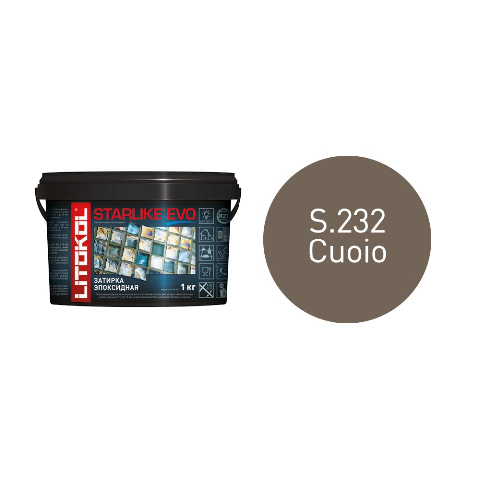 Купить STARLIKE EVO S.232 CUOIO затир.смесь (1kg bucket) в Казани