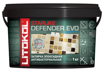 Купить STARLIKE Defender EVO S.320 AZZURRO CARAIBI эпоксидный состав 1,0 kg bucket в Москве