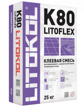 Купить LitoFlex K80-клеевая смесь (25kg bag) в Москве
