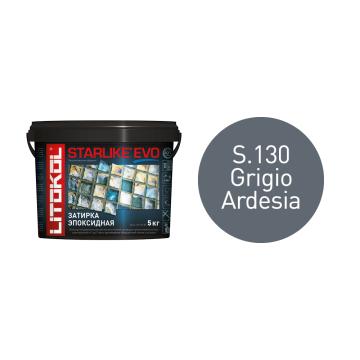 Купить STARLIKE EVO S.130 GRIGIO ARDESIA затир.смесь (5kg bucket) в Москве