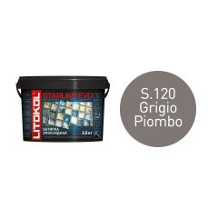Купить STARLIKE EVO S.120 GRIGIO PIOMBO затир.смесь (2,5kg bucket) в Казани #2