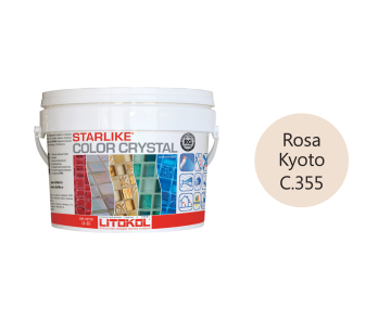 Купить STARLIKE COLOR CRYSTAL C.355 ROSA KYOTO затир.смесь 2,5kg bucket в Москве