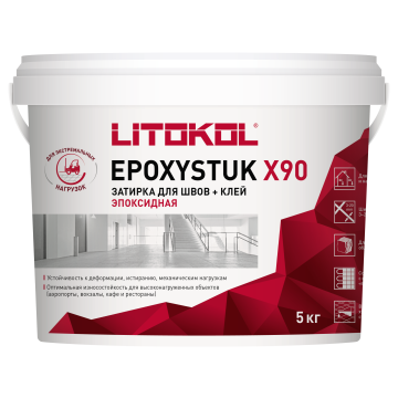 Купить EPOXYSTUK X90 C.15 GRIGIO FERRO 5kg bucket в Уфе-1