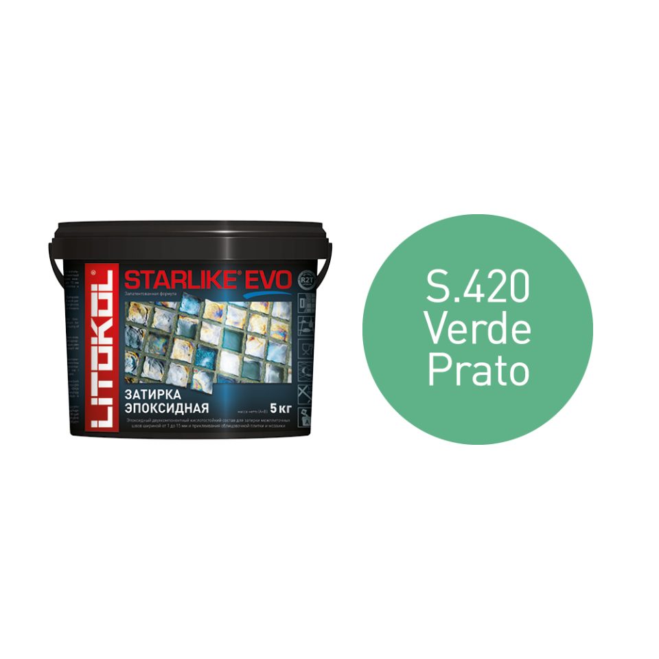 Купить STARLIKE EVO S.420 VERDE PRATO затир.смесь (5kg bucket) в Казани