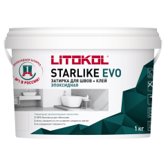 Купить STARLIKE EVO S.110 GRIGIO PERLA затир.смесь (1kg bucket) в Казани