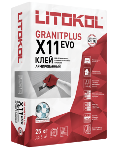 Купить LITOKOL X11 EVO GRANITPLUS (25kg bag) в Казани