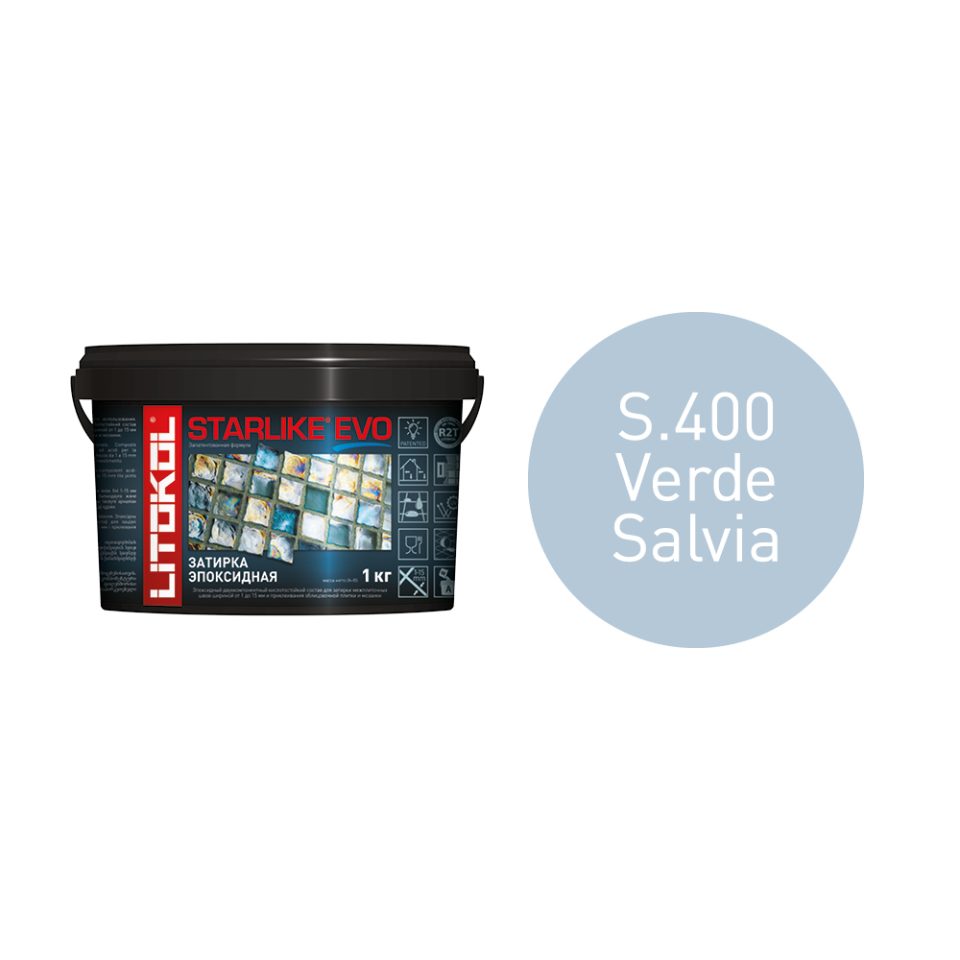 Купить STARLIKE EVO S.400 VERDE SALVIA затир.смесь (1kg bucket) в Казани